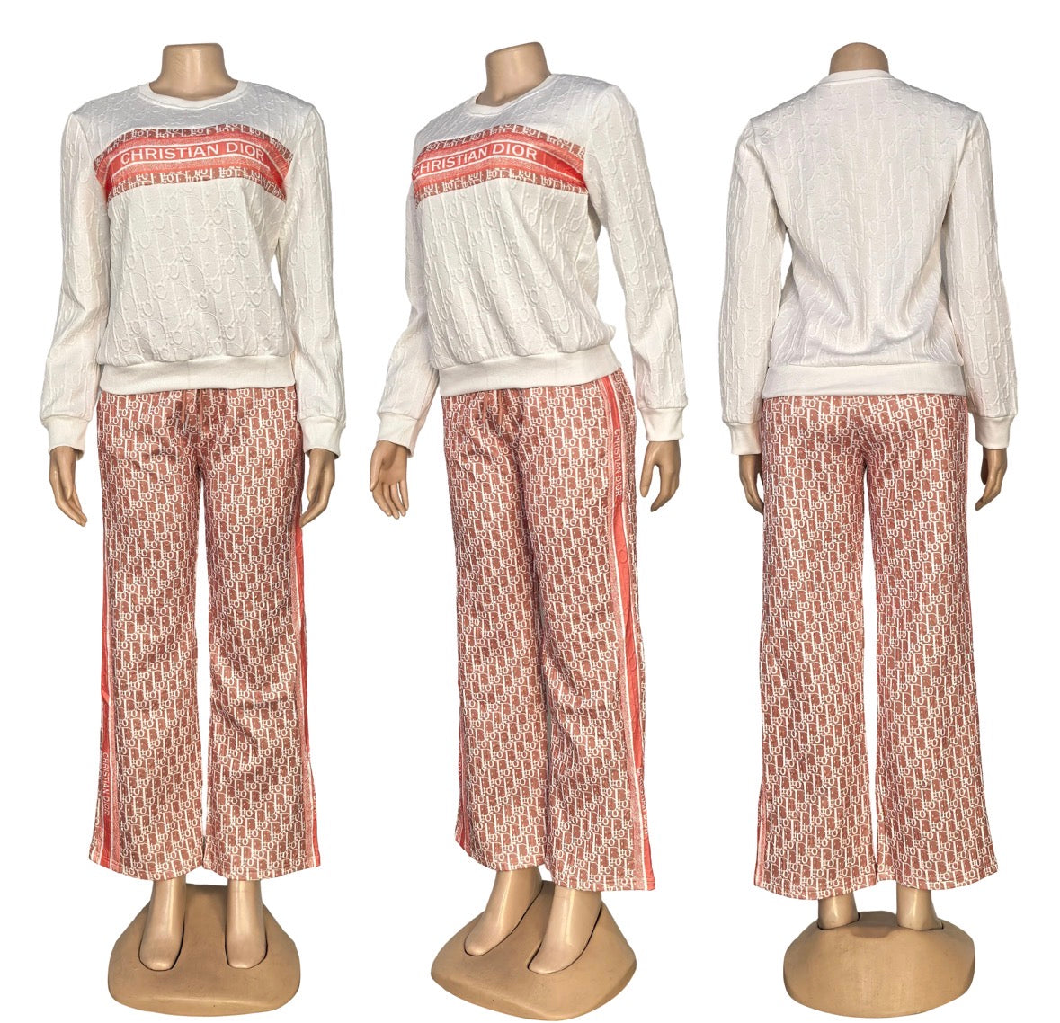 Flared Dior Flared Two Piece Sets