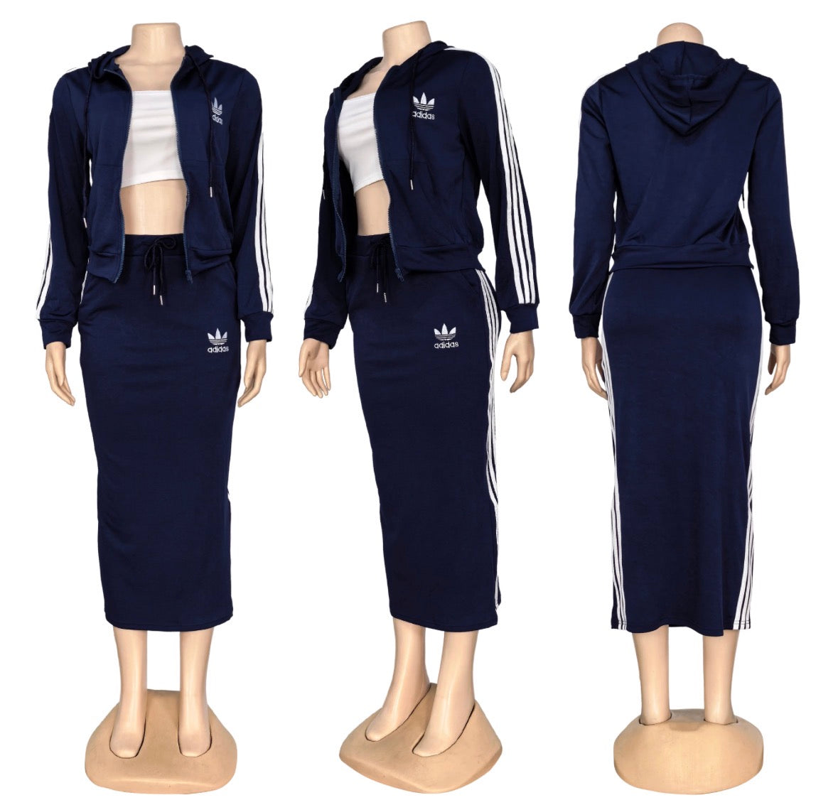 Jacket & Skirt Adidas Two Piece Sets