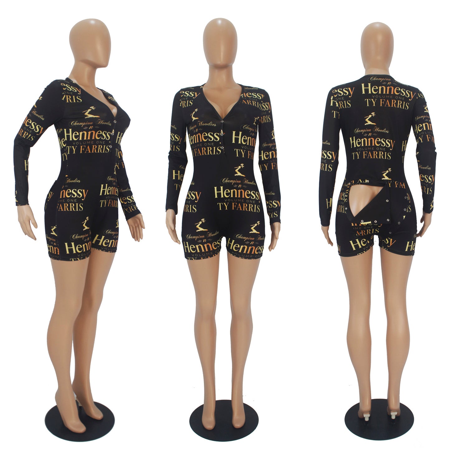 Henne Buttflap Onesie