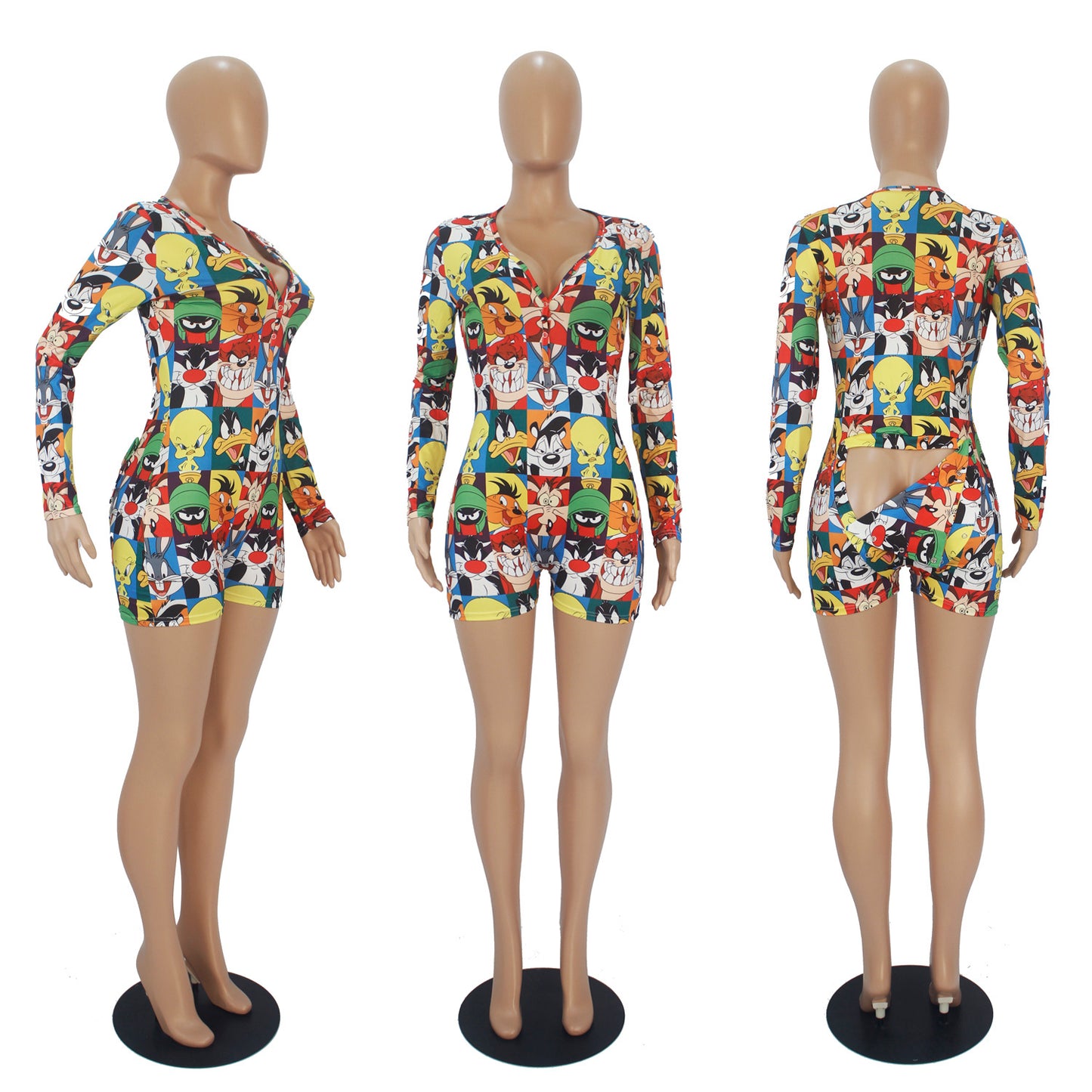 Looney Tunes Buttflap Onesie