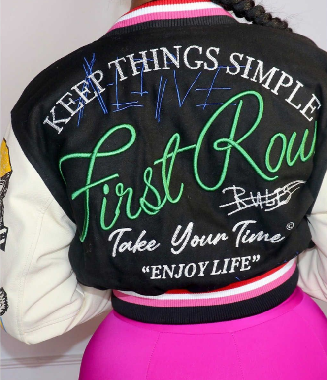 Keep Things Simple Varsity Jackets