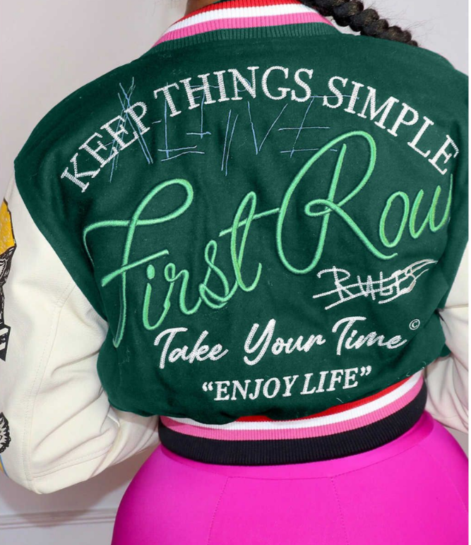 Keep Things Simple Varsity Jackets