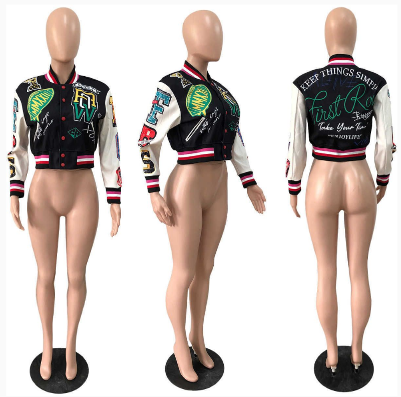 Keep Things Simple Varsity Jackets