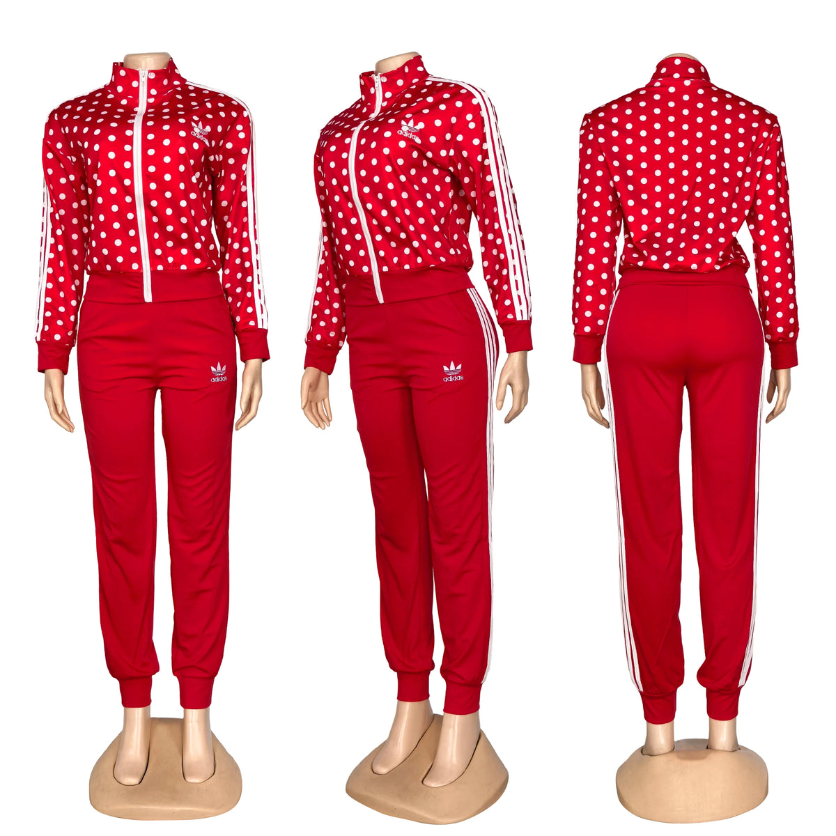 Polka Dot Adidas Tracksuit