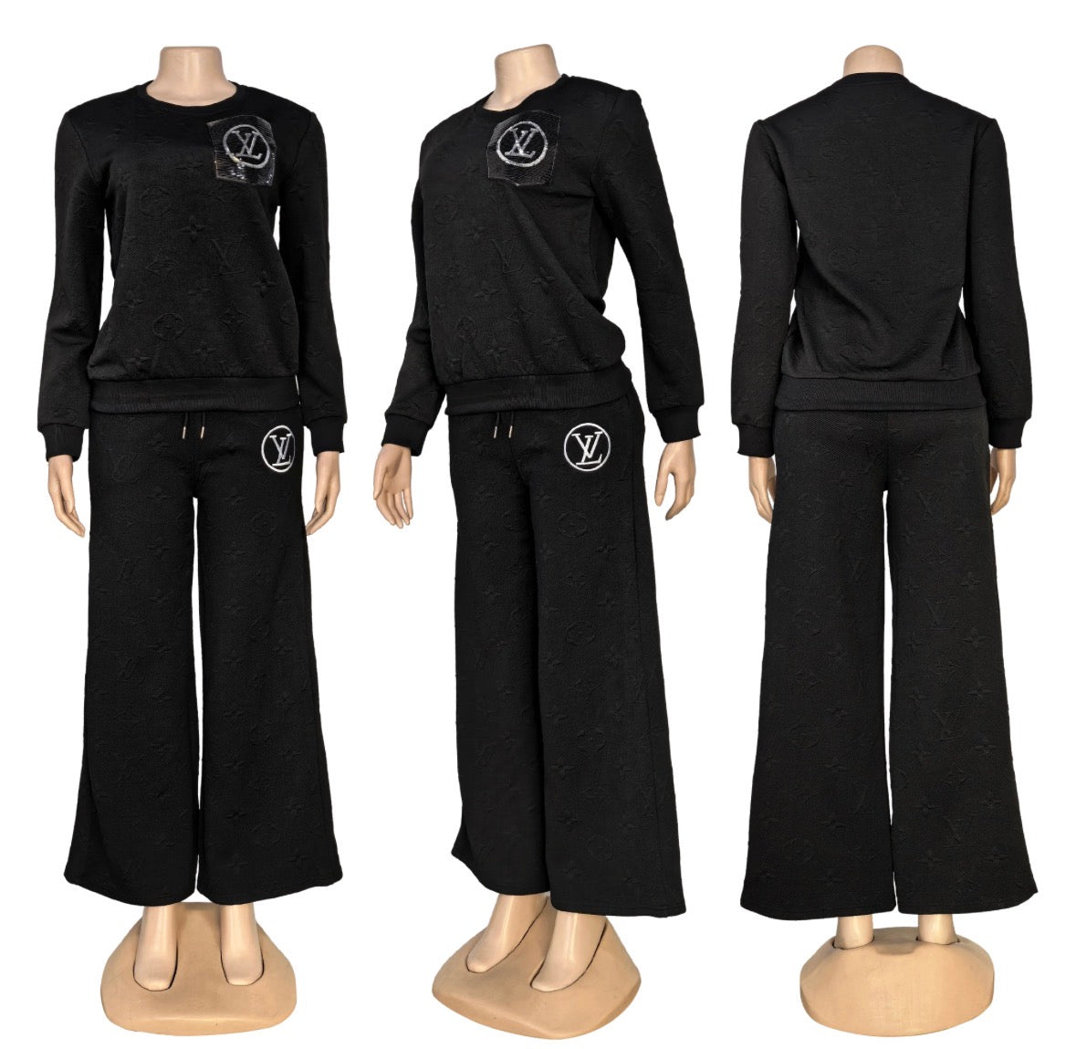 Two Piece Flared Pant LV Set