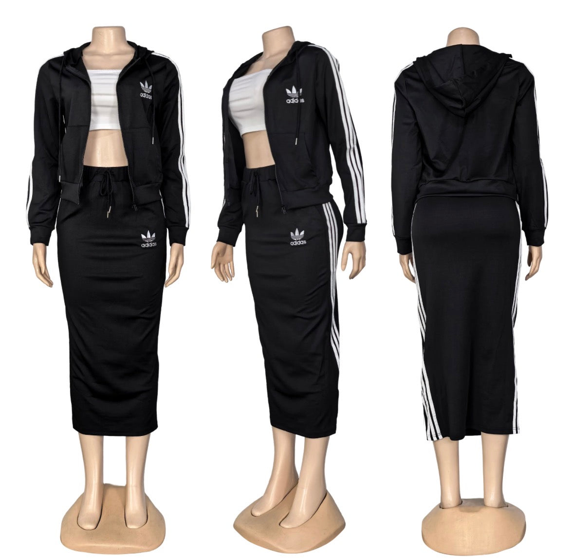 Jacket & Skirt Adidas Two Piece Sets