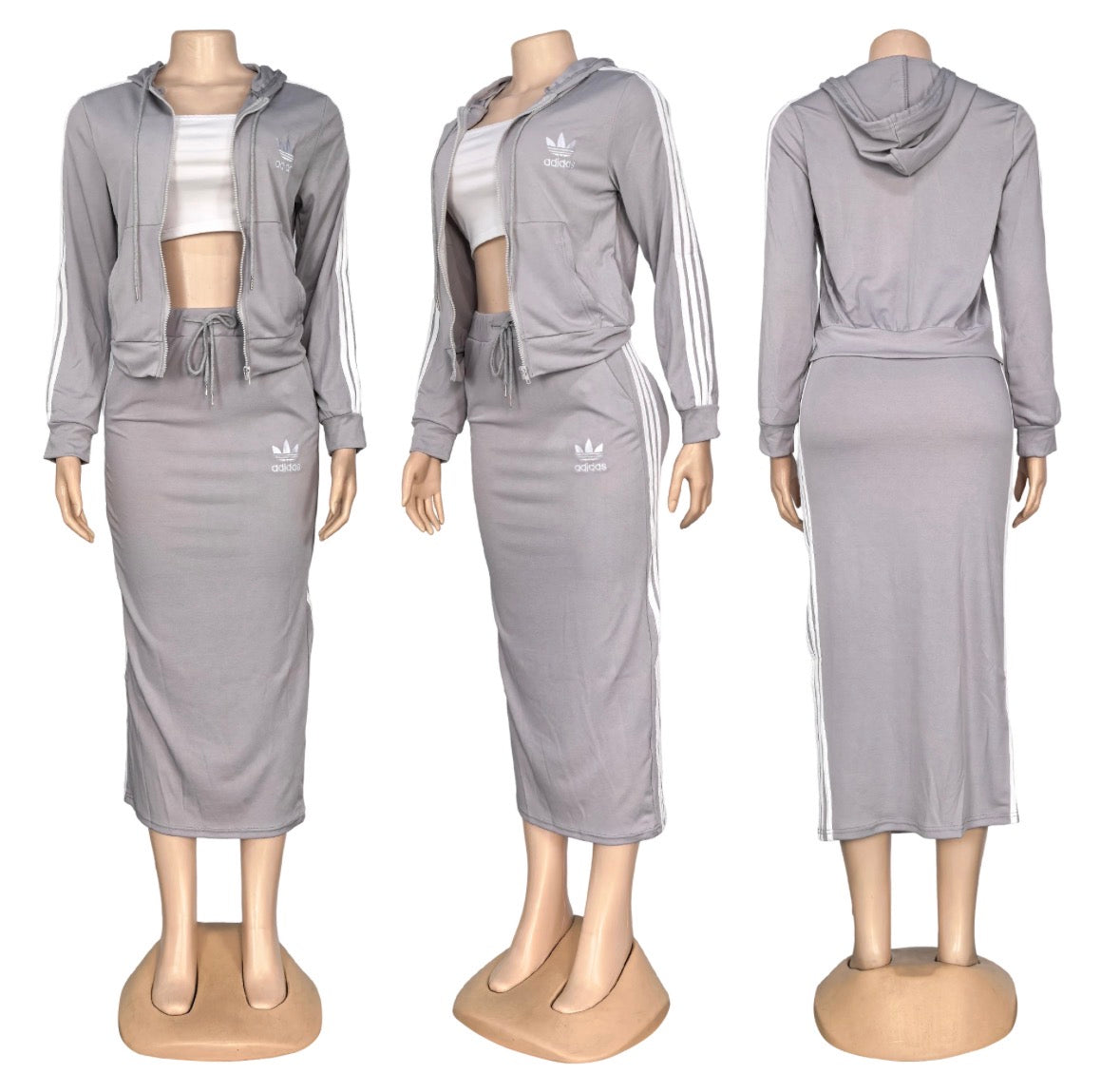 Jacket & Skirt Adidas Two Piece Sets
