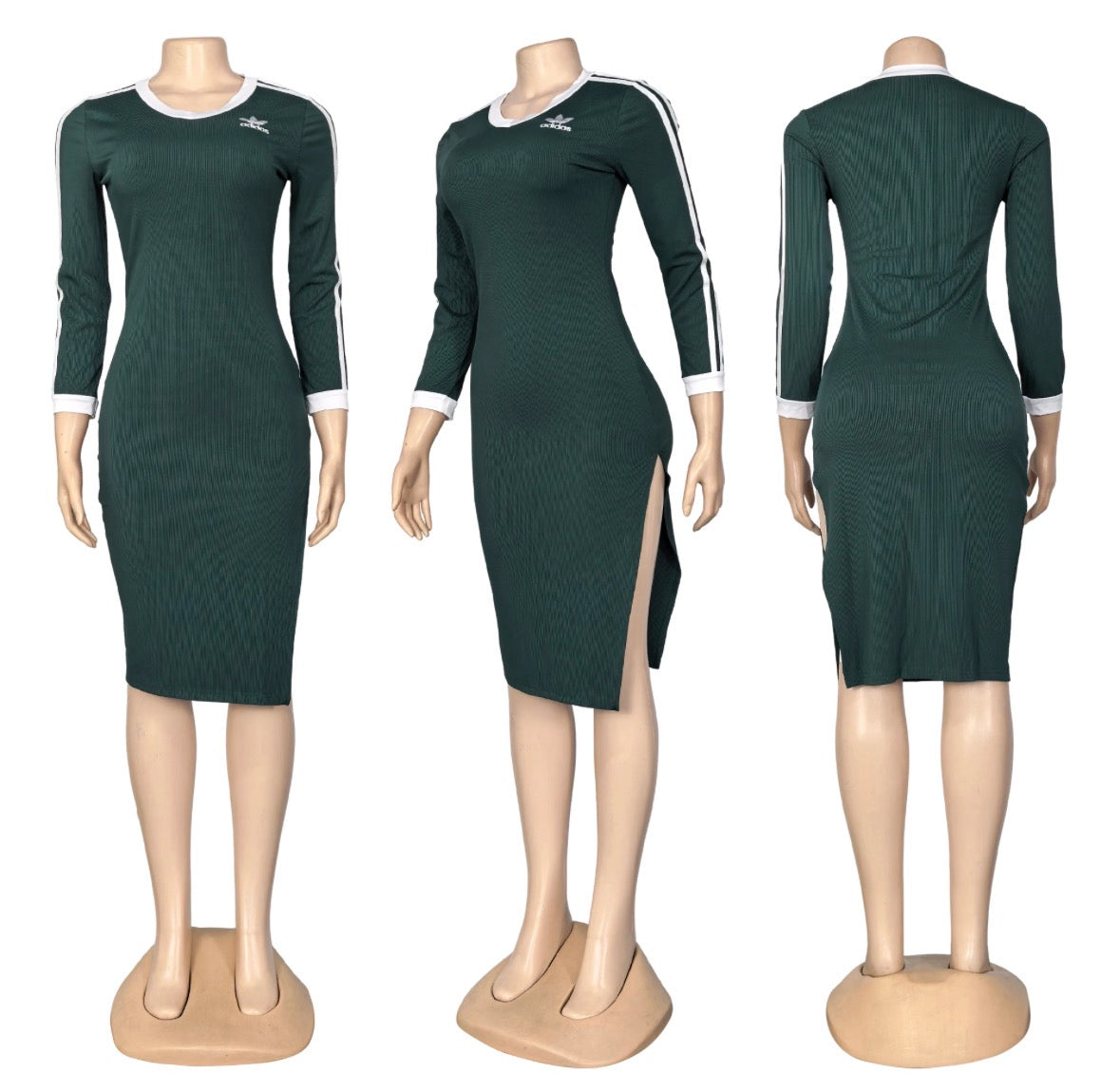 Split Side Adidas Dresses