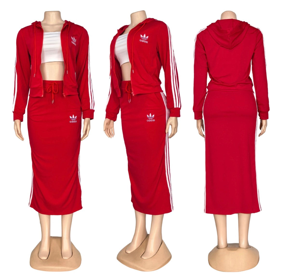 Jacket & Skirt Adidas Two Piece Sets