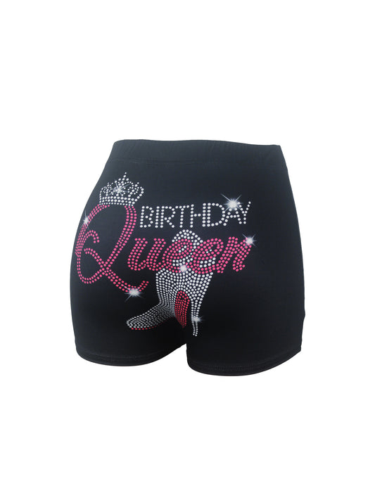 Birthday Queen Snack Shorts