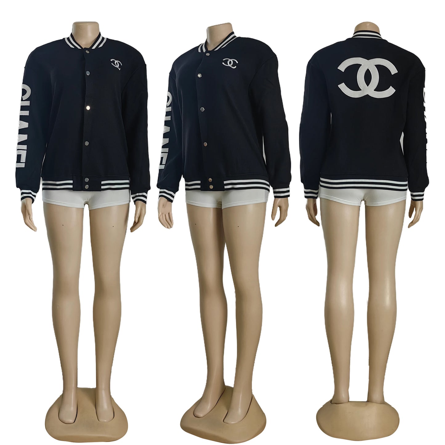 Black Coco Varsity Jacket