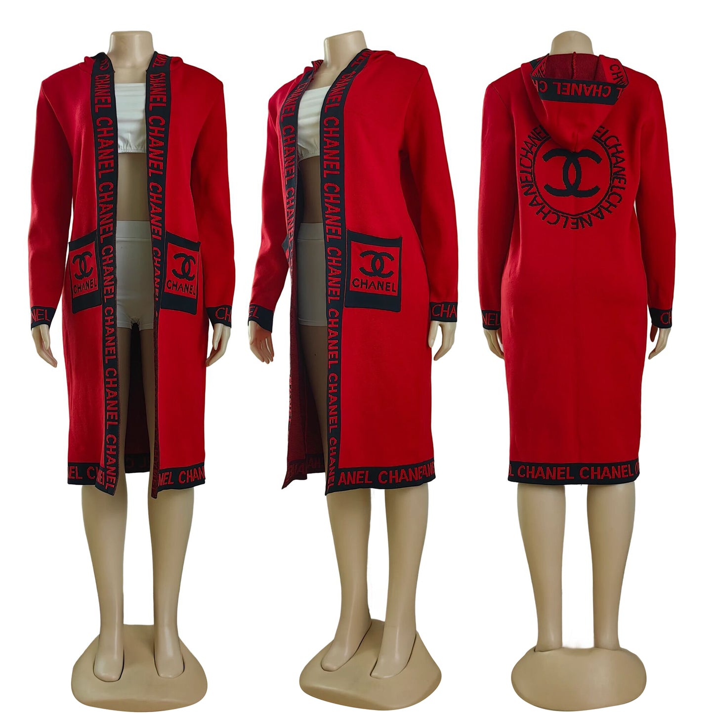 Cutesy Couture Hoodie Cardigans