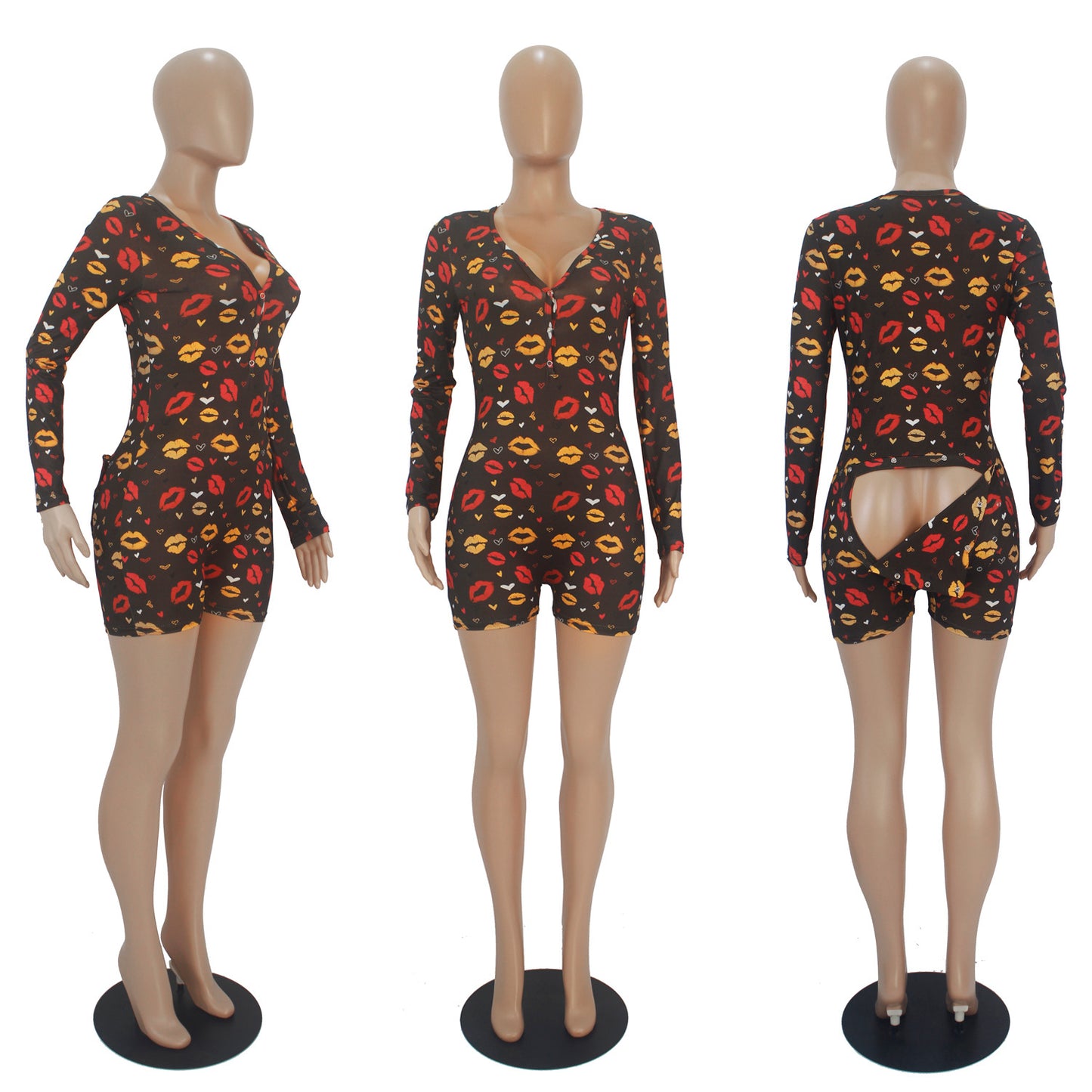 Full Of Love Buttflap Onesies