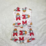 Cartoon Two Piece Short Sets