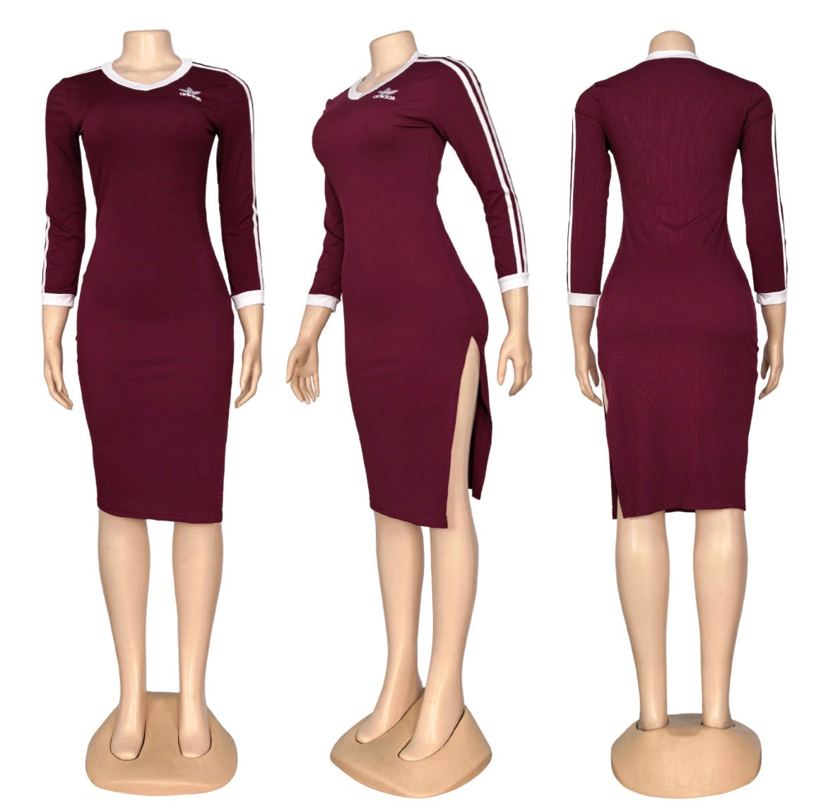 Split Side Adidas Dresses