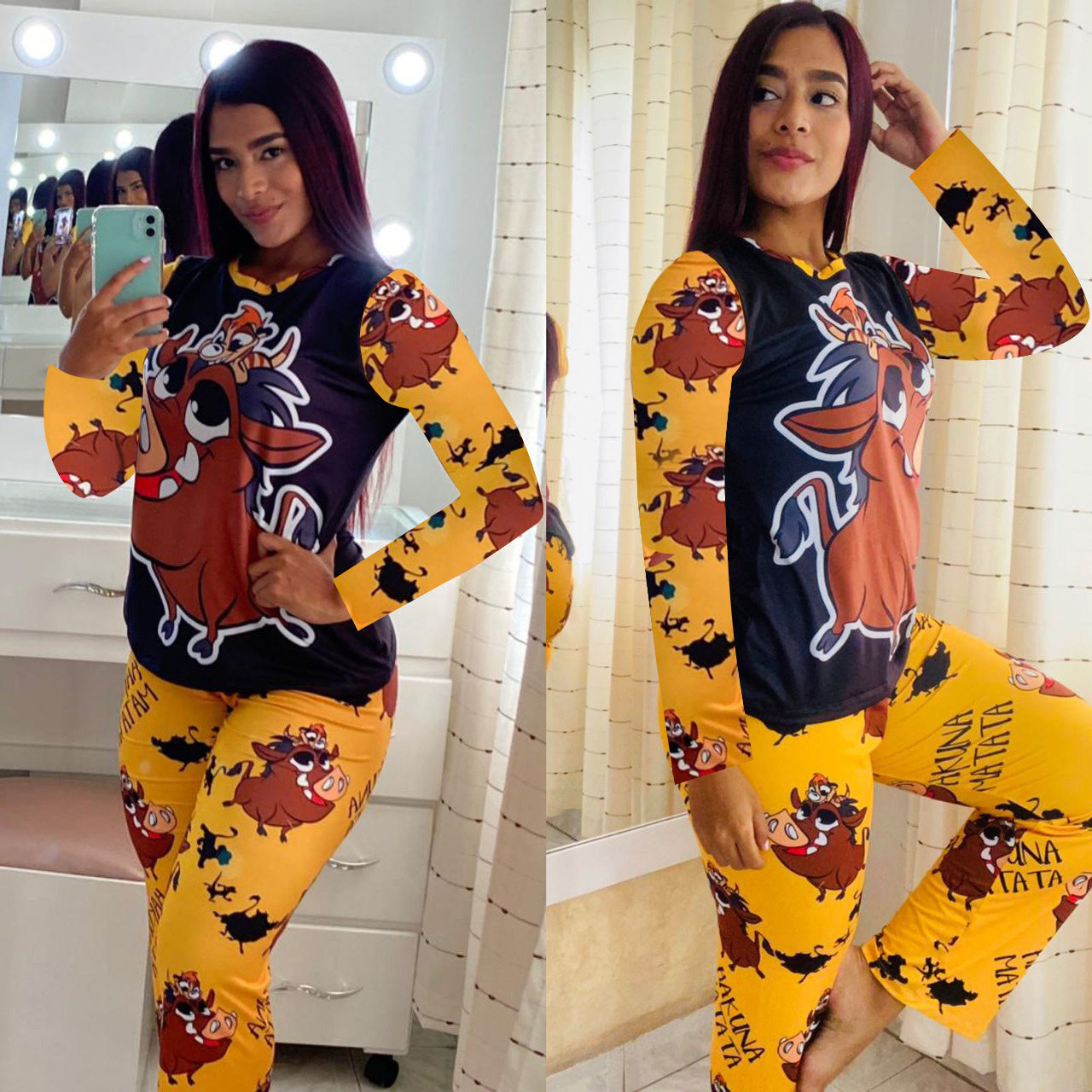Hakuna Matata Two Piece Pajama Set