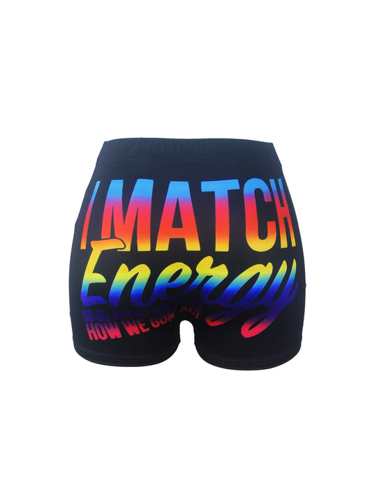 I Match Energy Snack Shorts