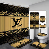 LV Shower Curtain Bathroom Sets