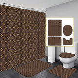 LV Shower Curtain Bathroom Sets