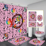 LV Shower Curtain Bathroom Sets