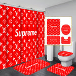 LV Shower Curtain Bathroom Sets