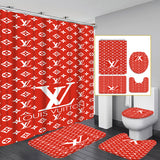 LV Shower Curtain Bathroom Sets