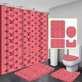 LV Shower Curtain Bathroom Sets