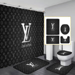 LV Shower Curtain Bathroom Sets