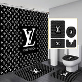 LV Shower Curtain Bathroom Sets