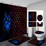 LV Shower Curtain Bathroom Sets