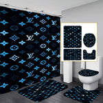 LV Shower Curtain Bathroom Sets