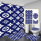 LV Shower Curtain Bathroom Sets