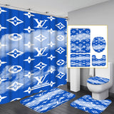 LV Shower Curtain Bathroom Sets