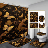 LV Shower Curtain Bathroom Sets