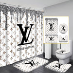 LV Shower Curtain Bathroom Sets