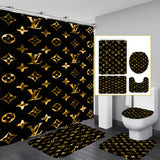 LV Shower Curtain Bathroom Sets