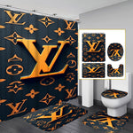 LV Shower Curtain Bathroom Sets