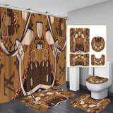 LV Shower Curtain Bathroom Sets