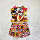 Cartoon Two Piece Short Sets