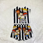 Cartoon Two Piece Short Sets