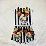 Cartoon Two Piece Short Sets