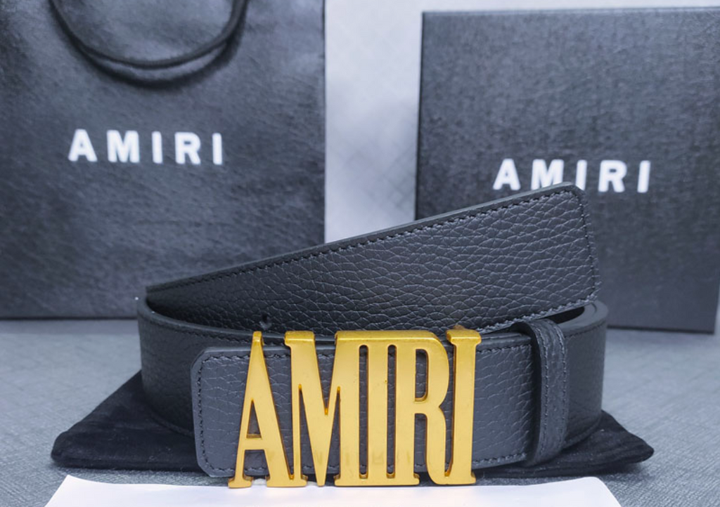 AMIRI ベルト SILVER-