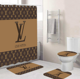 LV Shower Curtain Bathroom Sets