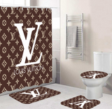 LV Shower Curtain Bathroom Sets