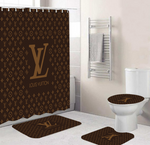 LV Shower Curtain Bathroom Sets