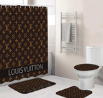 LV Shower Curtain Bathroom Sets