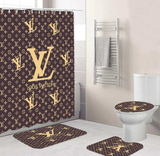 LV Shower Curtain Bathroom Sets