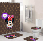 LV Shower Curtain Bathroom Sets