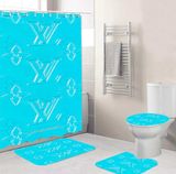 LV Shower Curtain Bathroom Sets