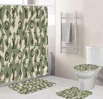 LV Shower Curtain Bathroom Sets